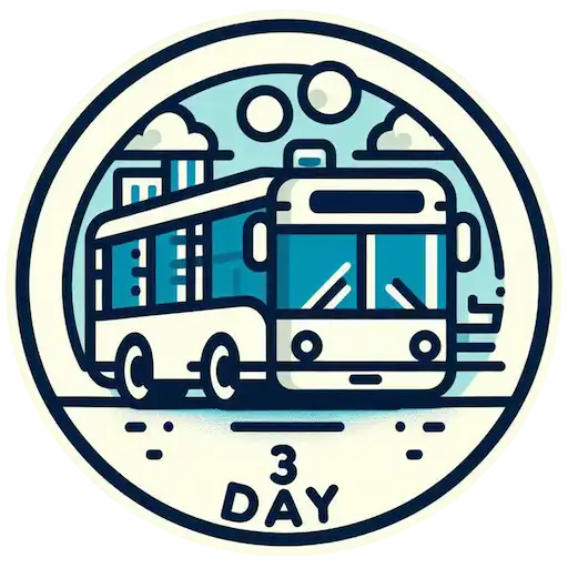 Itinerary button for a day planning with maps