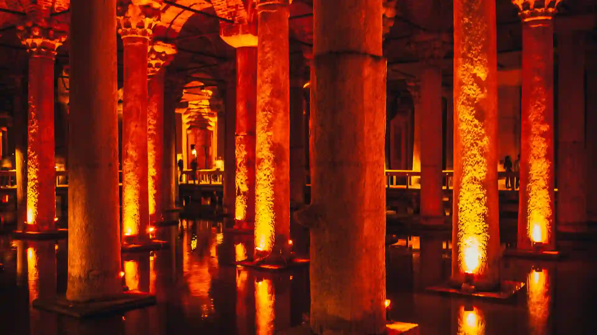 The Basilica Cistern is an architectural wonder, featuring hundreds of columns that create a hauntingly beautiful atmosphere. Built in the 6th century, it was used to store water for the Great Palace of Constantinople. Today, visitors can walk through the dimly lit pathways and admire the Medusa heads that adorn some columns. The experience is both historical and atmospheric.