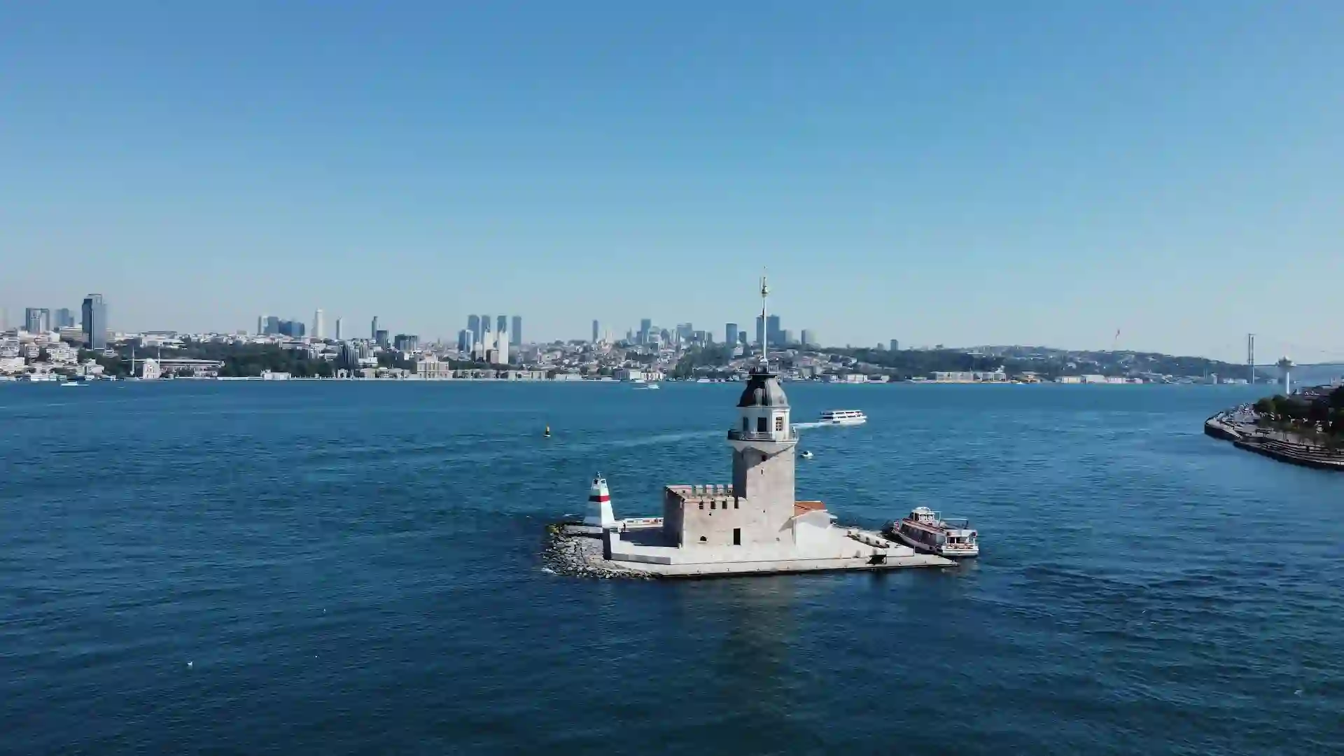 Maiden's Tower, or Kız Kulesi, is a historic tower with a captivating legend. Visitors can reach the tower by boat and enjoy breathtaking views of the Bosphorus and the city skyline. The tower houses a café and offers a charming setting for relaxation. It's a popular spot for photos and has a romantic ambiance, especially at sunset.