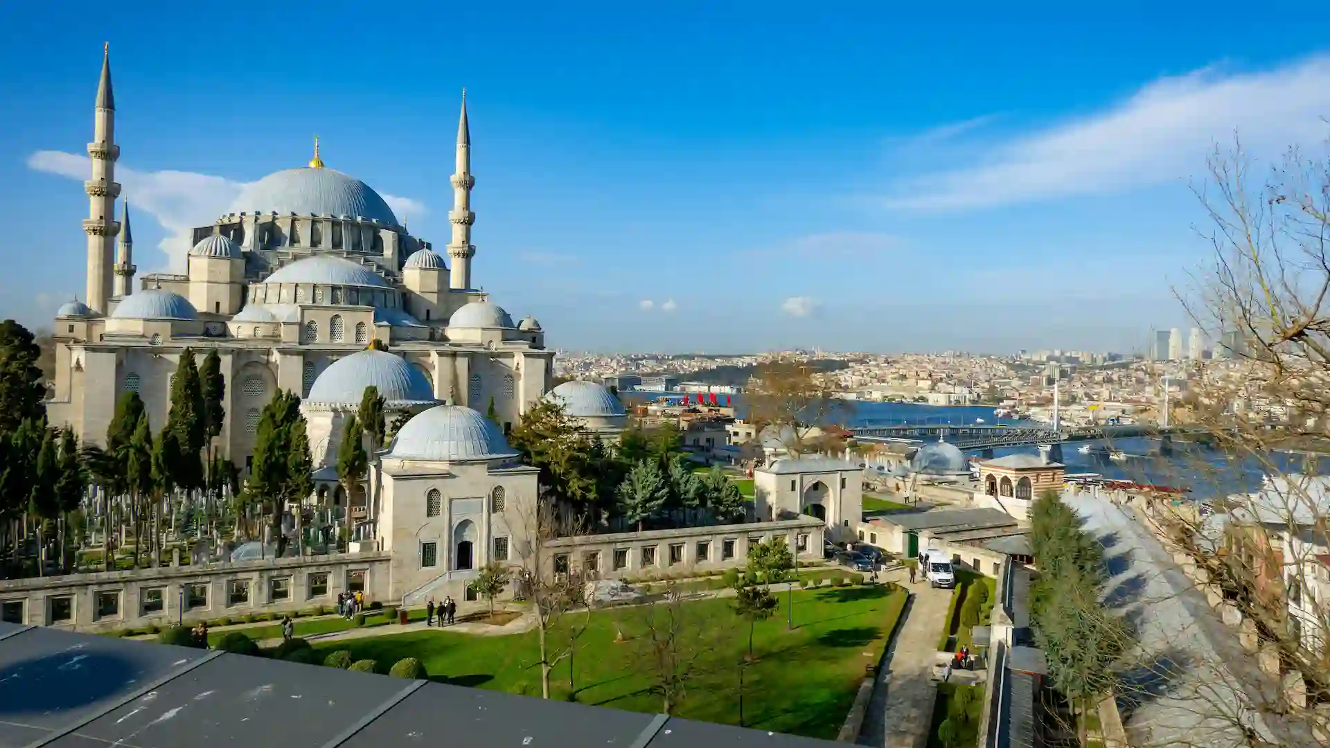 Süleymaniye Mosque is one of the largest and most important mosques in Istanbul. Designed by the renowned architect Mimar Sinan, it features a stunning dome and beautiful gardens. The mosque is an active place of worship and offers a peaceful ambiance for reflection. Visitors can explore its impressive interior and enjoy views of the city from its grounds.